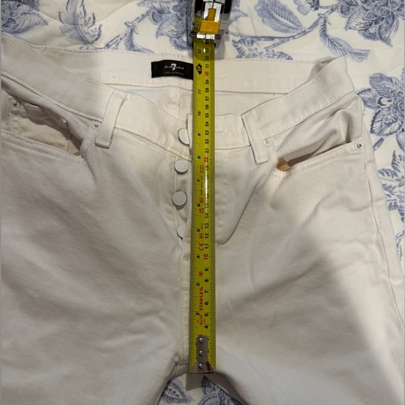 7 for all mankind women’s white jeans - Picture 10 of 10